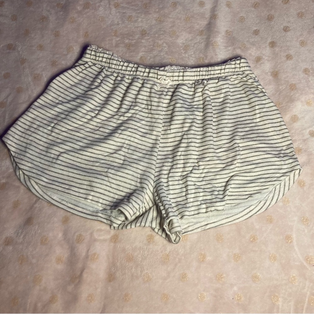 Marilyn Monroe Gray Striped Shorts